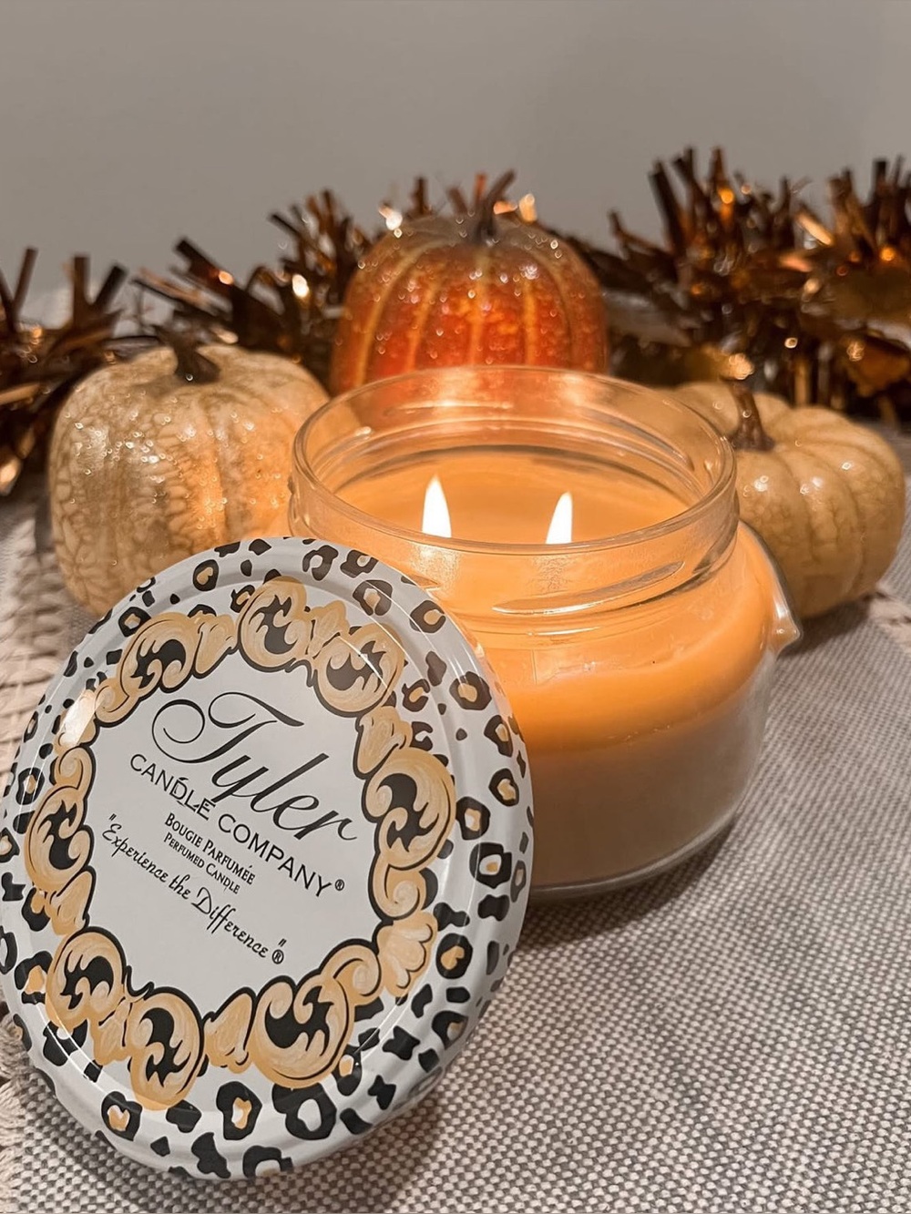 Tyler Candle Company Pumpkin Spice 22 oz New Without Tags